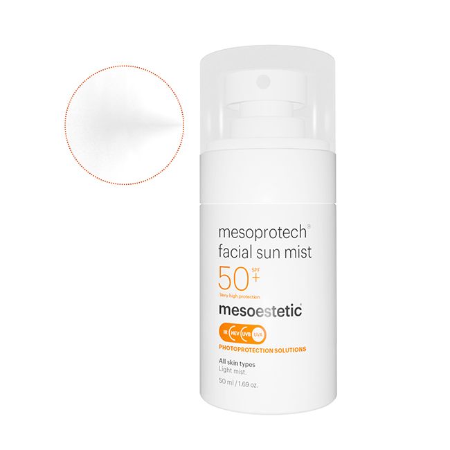 Mesoestetic® Mesoprotech® Facial Sun Mist 50+ New